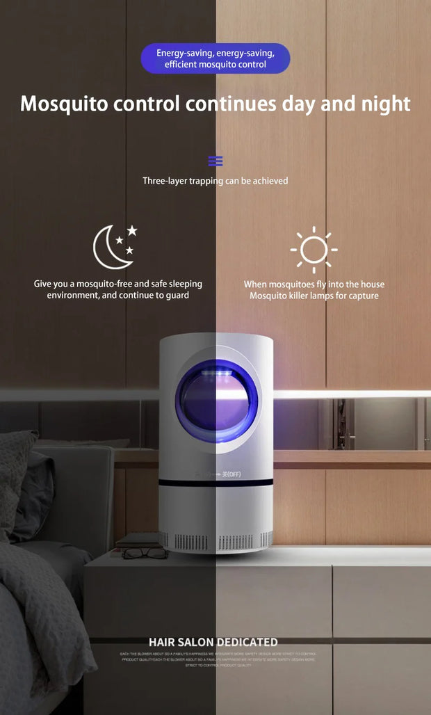 Xiaomi Mosquito Lamp Home Bedroom Silent Portable Safe Efficient Mosquito Eliminator Electronic Home Mosquito Eliminator Killer