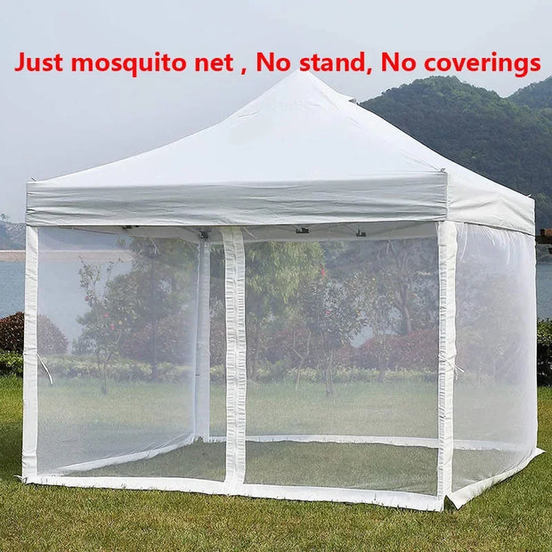 Patio Garden Umbrella Tent Outdoor Camping Net Mosquito Net Mesh Roman Umbrella Net Anti-insect No Stand No Awning Cloth