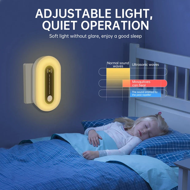 Xiaomi Electric mosquito killer lamp ultrasonic Repel mosquitoes rat insects household electronic mosquito killer EU/US/UK Plug